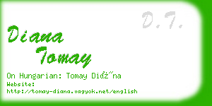 diana tomay business card